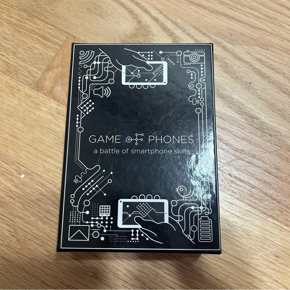 Game of Phones Card Game Battle of Smartphone Skills Scavenger Hunt